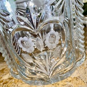 Vintage crystal very heavy.